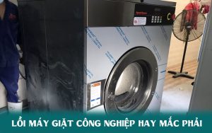lỗi máy giặt công nghiệp