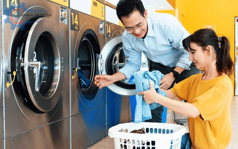 Bảo trì hệ thống giặt sấy tự động